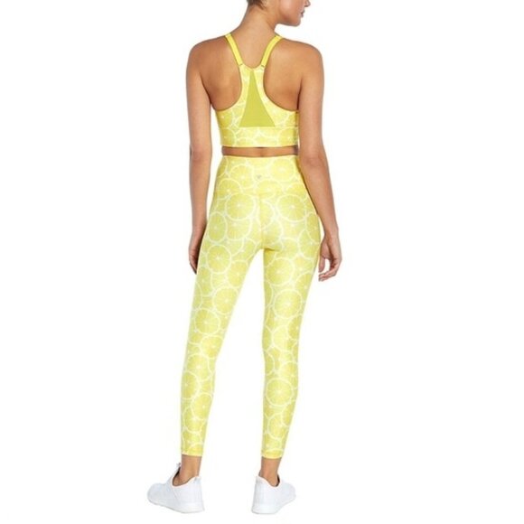 NWT Wildfox lemon print sports bra & leggings set - Picture 2 of 15